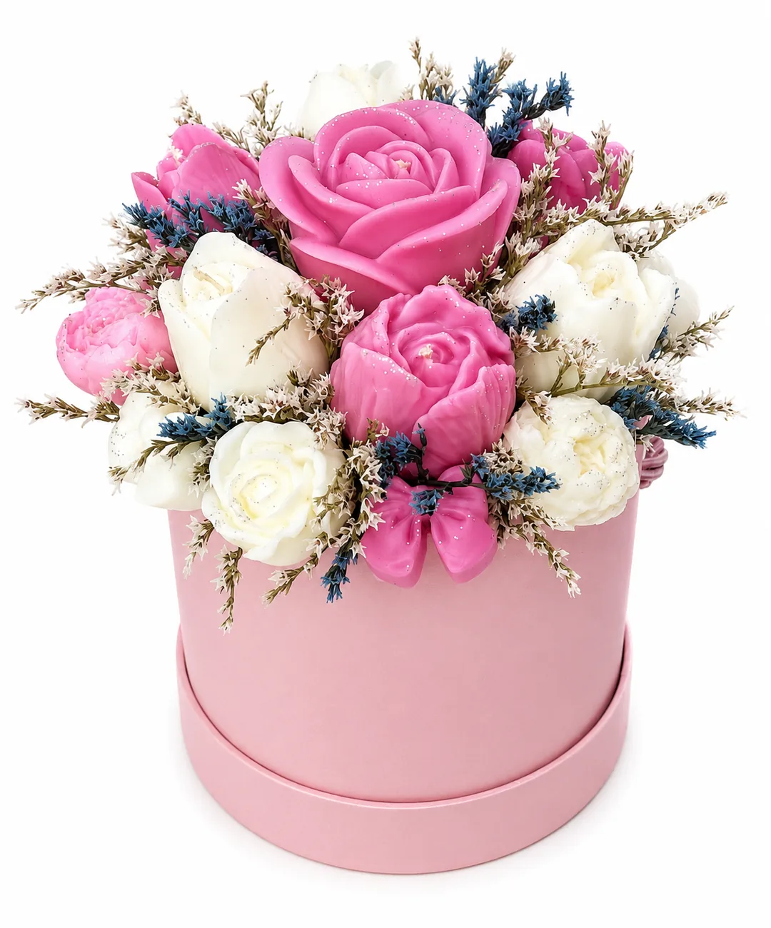 Dekoracyjny flowerbox z wosku sojowego Soy Candles Lori