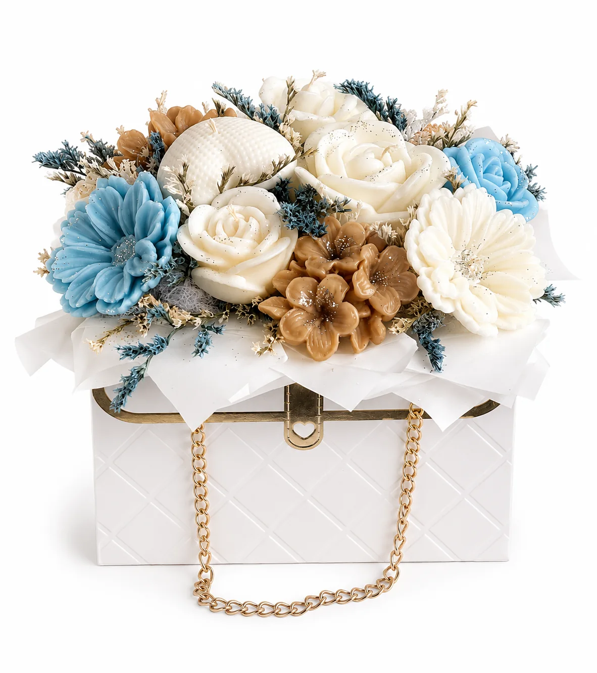 Flowerbox w torebce Soy Candles Lori
