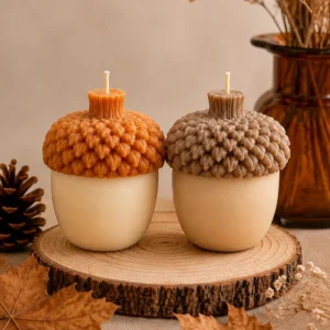 Świeca dekoracyjna Żołądź duży Soy Candles Lori